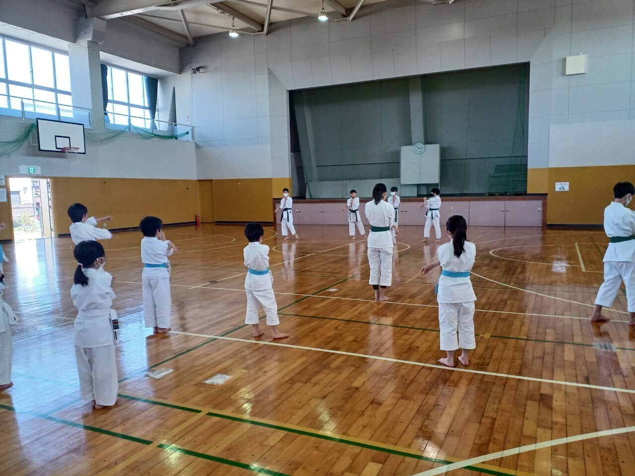 型の練習